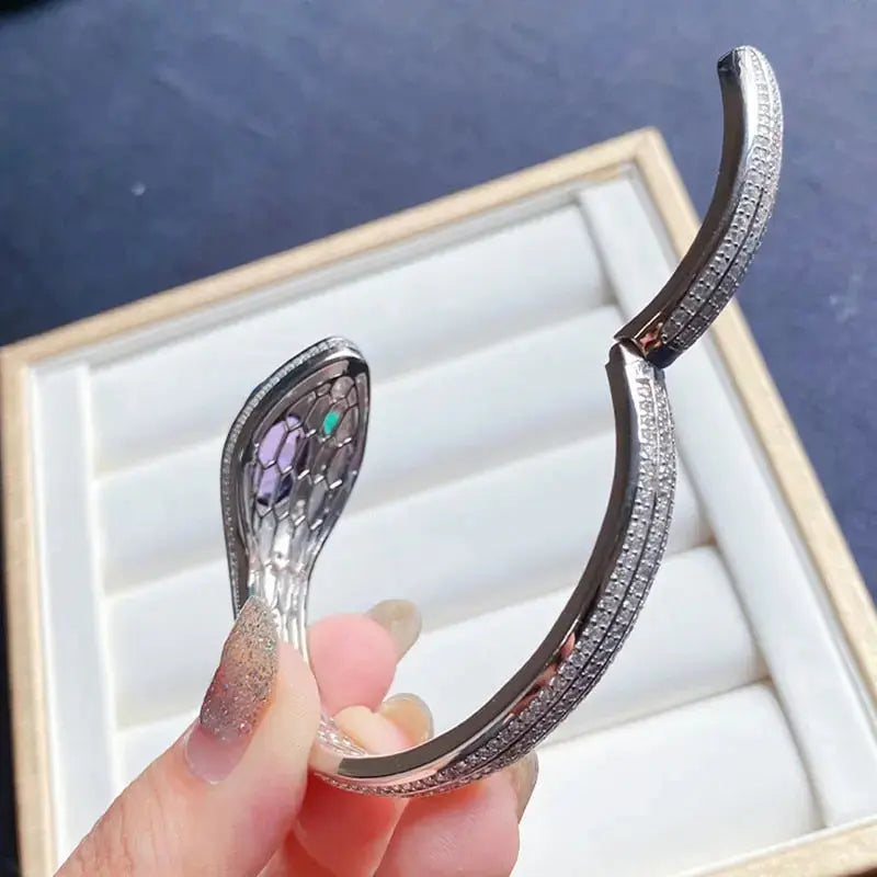 Amethyst Snake Bracelet - Coco & Dee UK