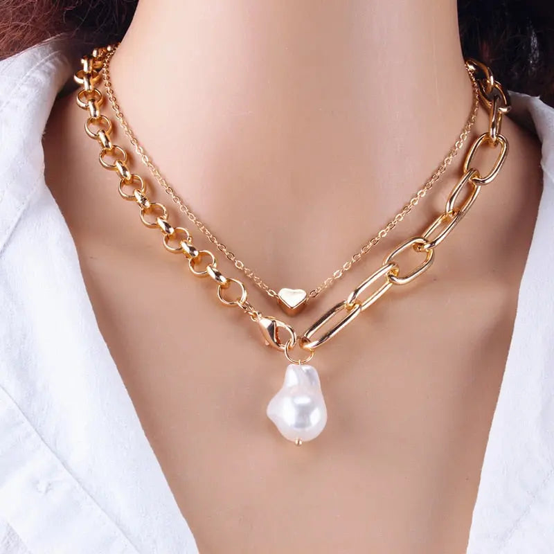 Barouqe Pearl Necklace Coco & Dee