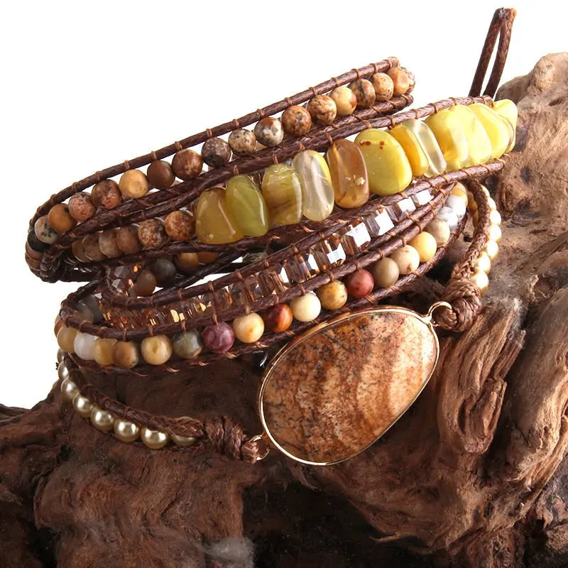 Bohemian Stone Bracelet Coco & Dee
