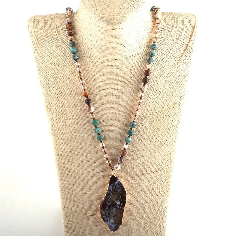 Bohemian Stone Pendant Coco & Dee