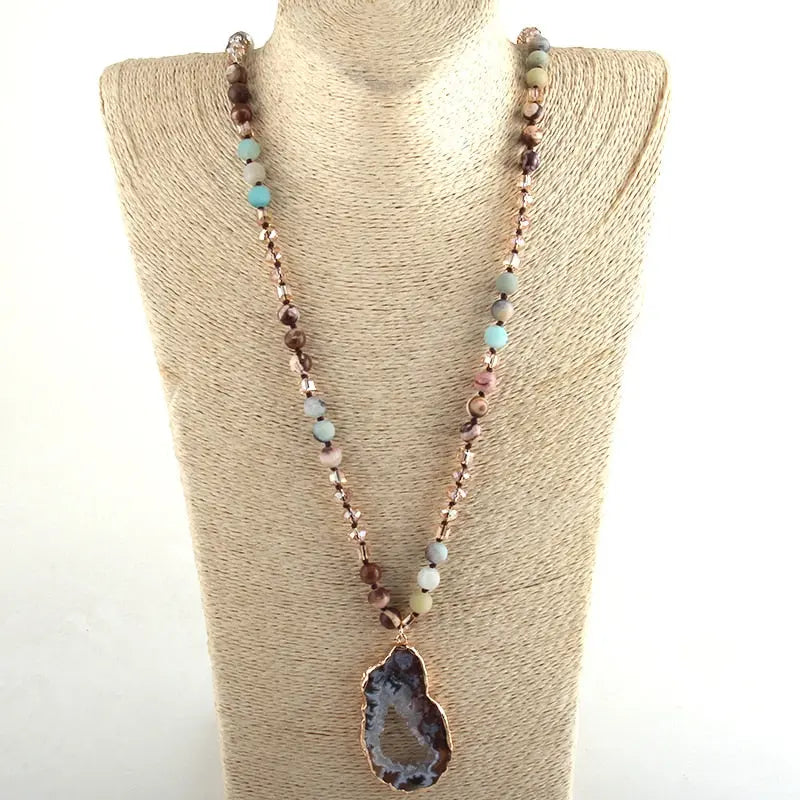 Bohemian Stone Pendant Coco & Dee