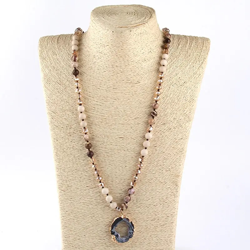Bohemian Stone Pendant Coco & Dee