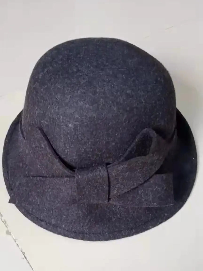 Bowknot Wool Felt Hat Coco & Dee