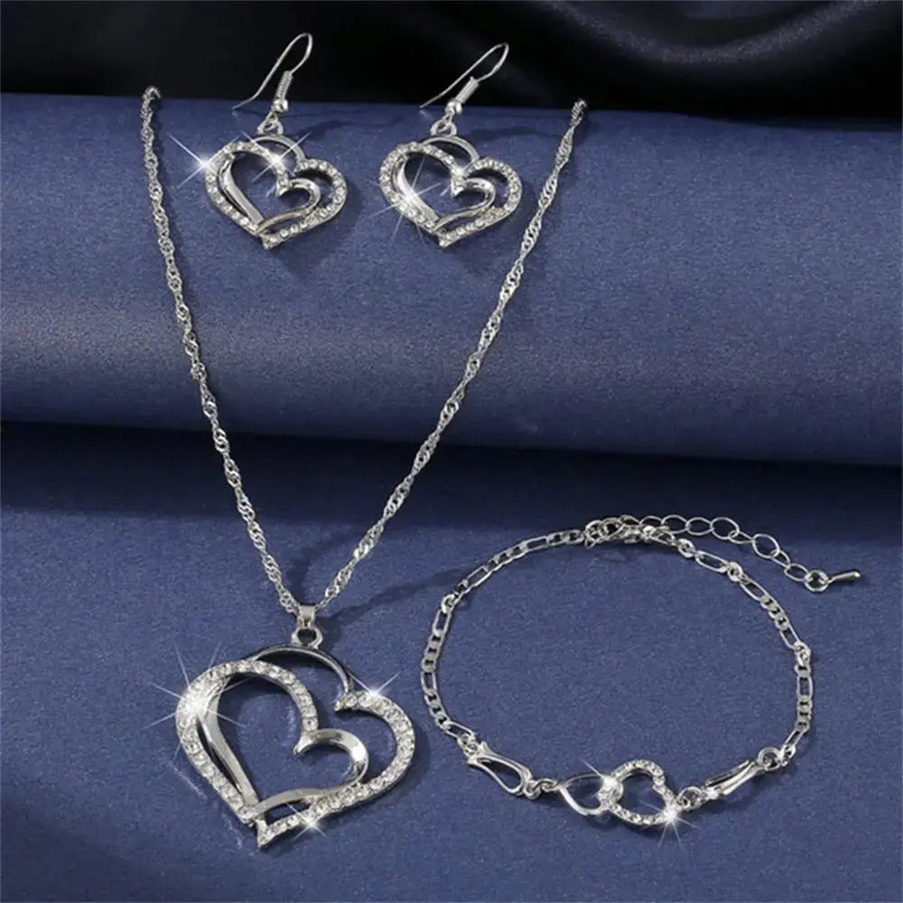 Dazzling Heart Jewelry Set Coco & Dee