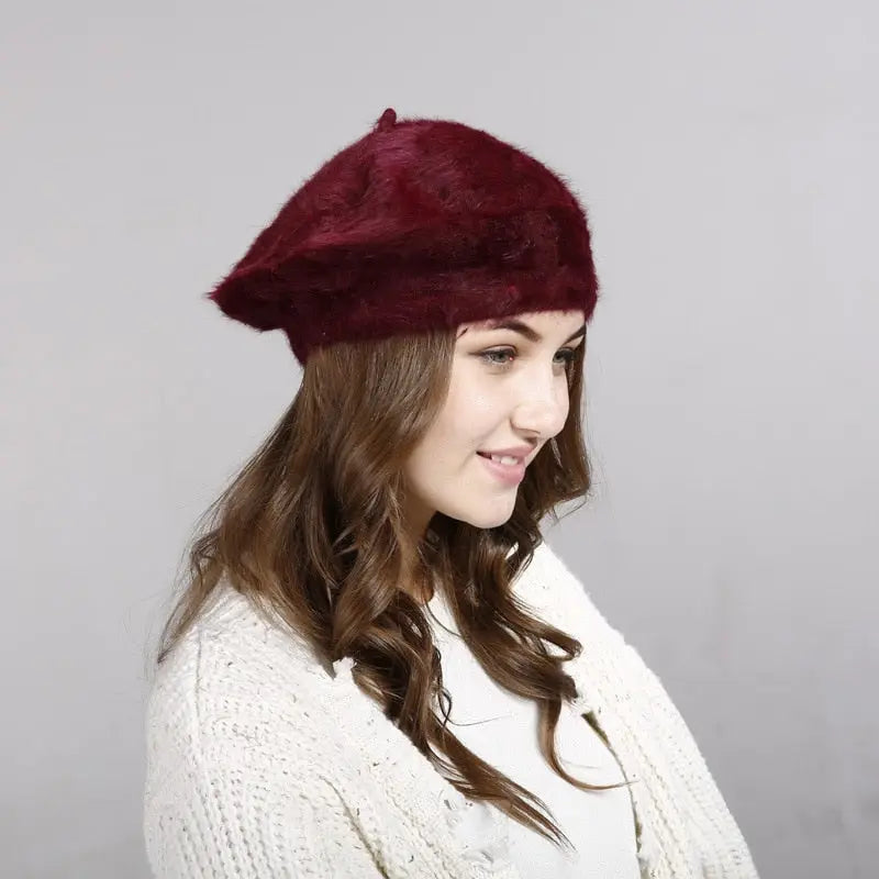 Faux Rabbit Hair Hat Coco & Dee