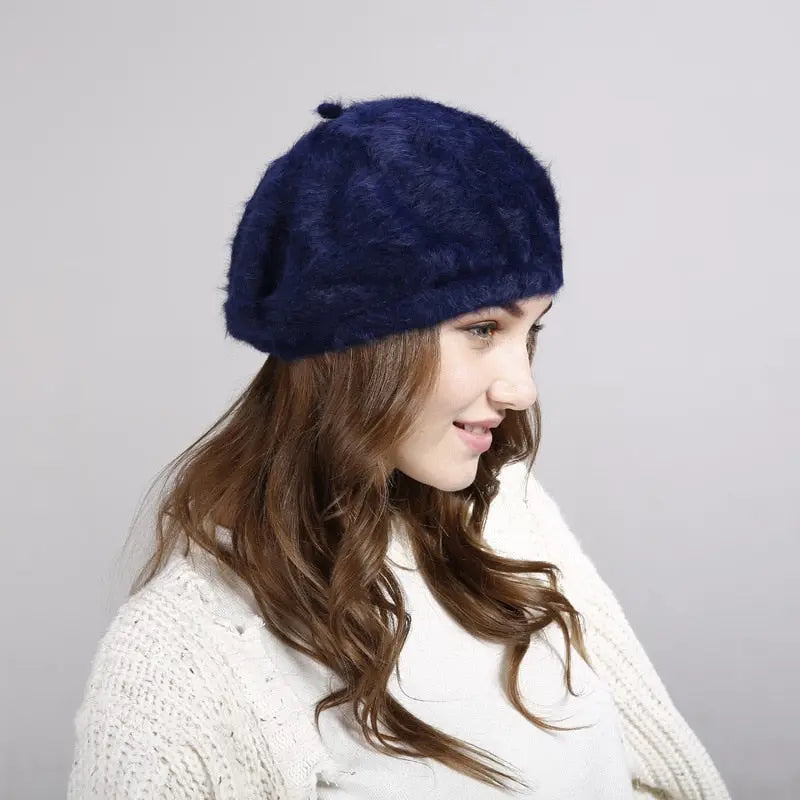 Faux Rabbit Hair Hat Coco & Dee