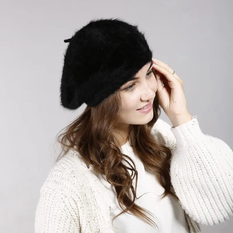 Faux Rabbit Hair Hat Coco & Dee