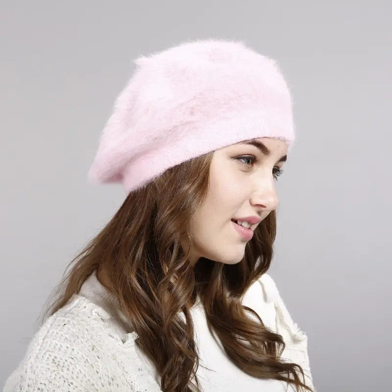Faux Rabbit Hair Hat Coco & Dee