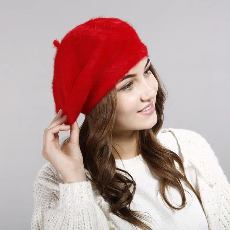 Faux Rabbit Hair Hat Coco & Dee