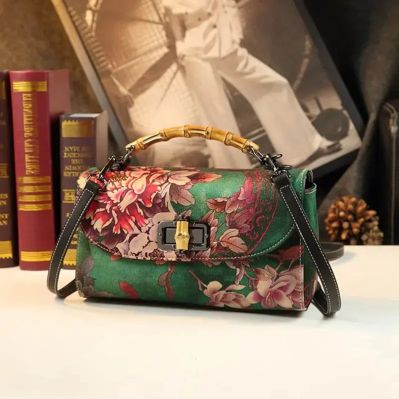 Flora Silk Handbag - Coco & Dee UK