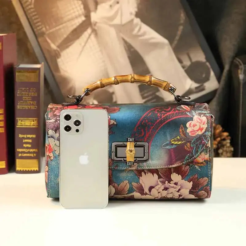Flora Silk Handbag - Coco & Dee UK