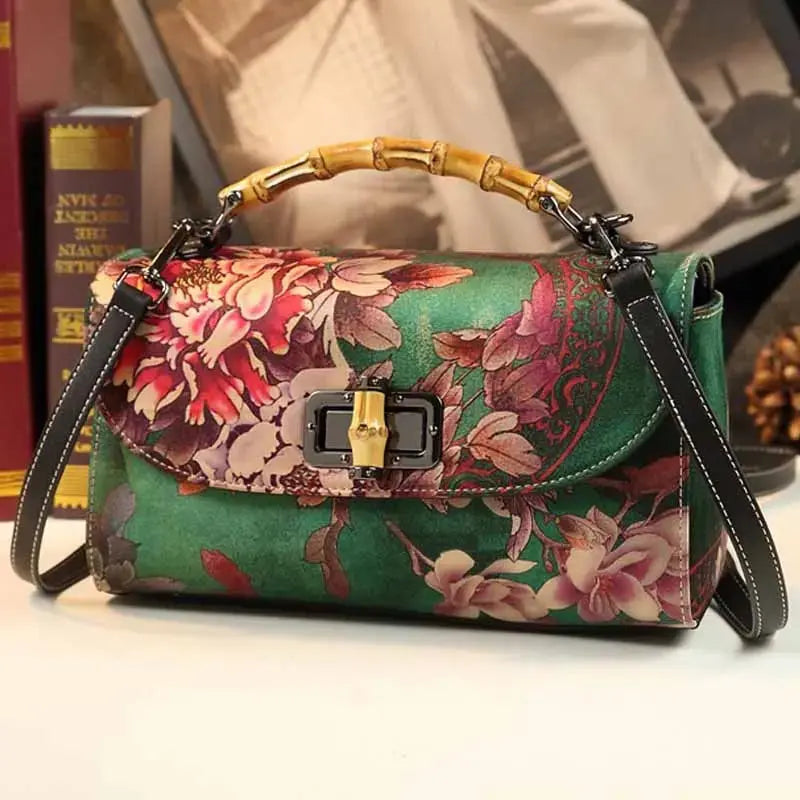 Flora Silk Handbag - Coco & Dee UK