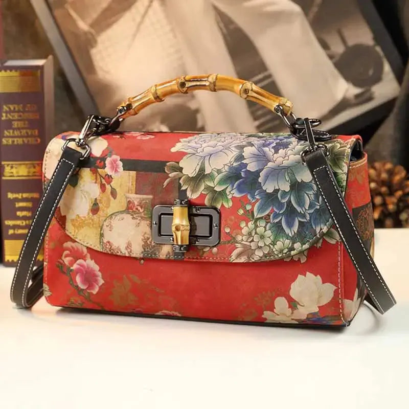 Flora Silk Handbag - Coco & Dee UK
