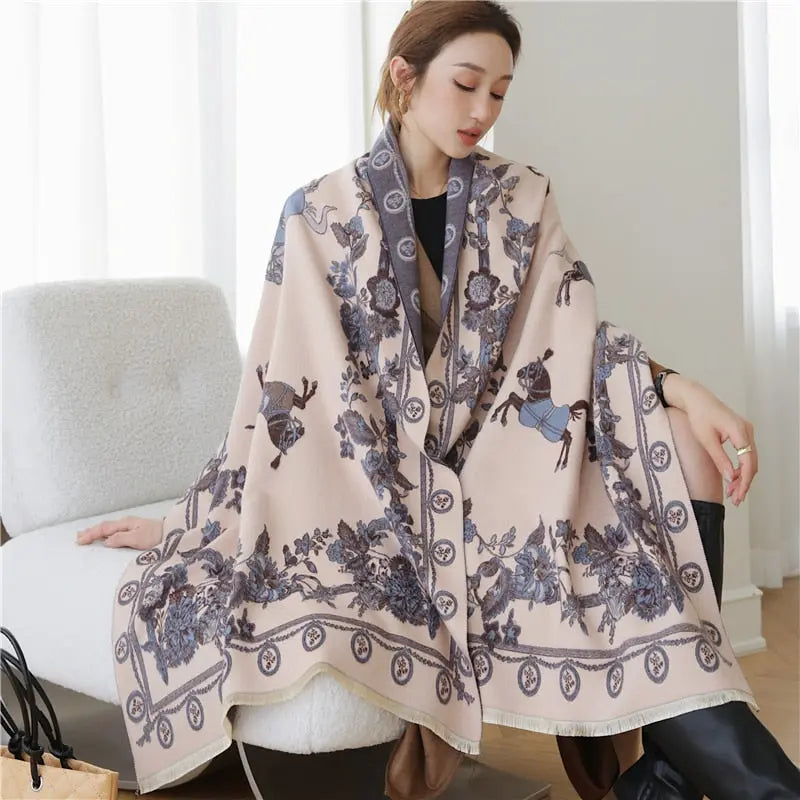 Floral Print Shawl Coco & Dee