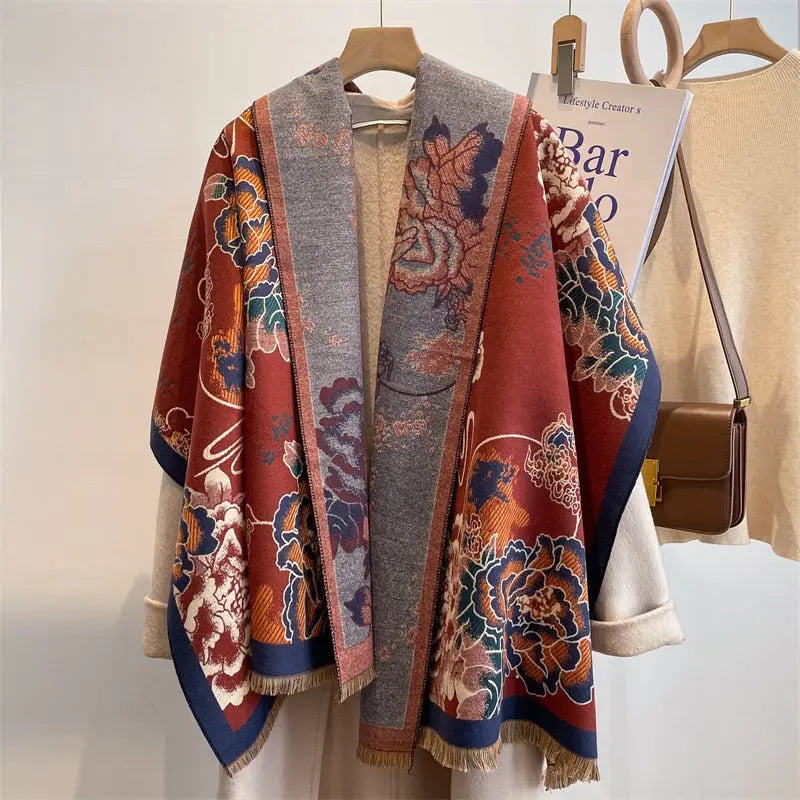 Floral Print Shawl Coco & Dee