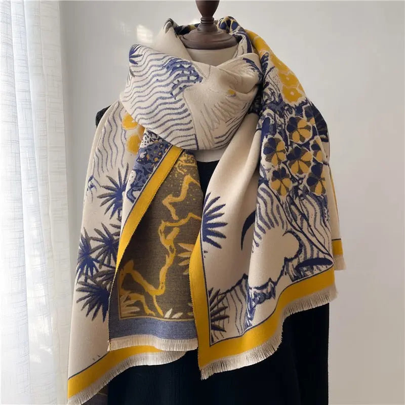 Floral Print Shawl Coco & Dee