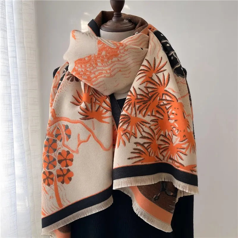 Floral Print Shawl Coco & Dee