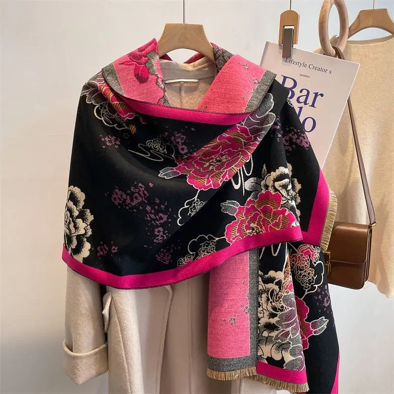 Floral Print Shawl Coco & Dee