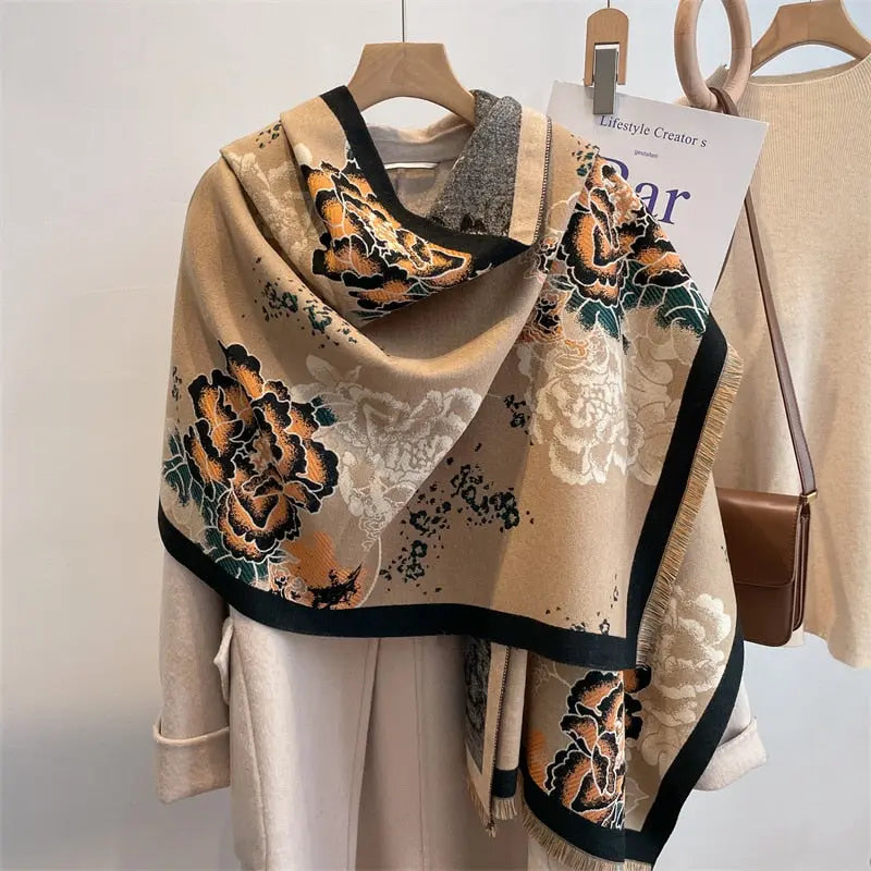 Floral Print Shawl Coco & Dee