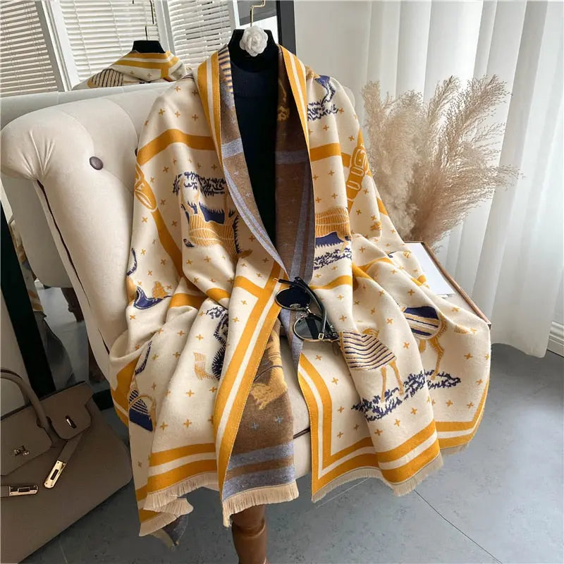Floral Print Shawl Coco & Dee