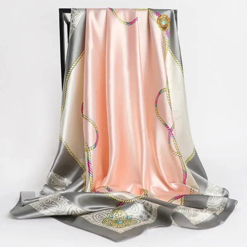 Floral Print Silk Scarf Coco & Dee