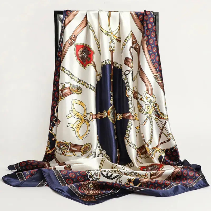 Floral Print Silk Scarf Coco & Dee