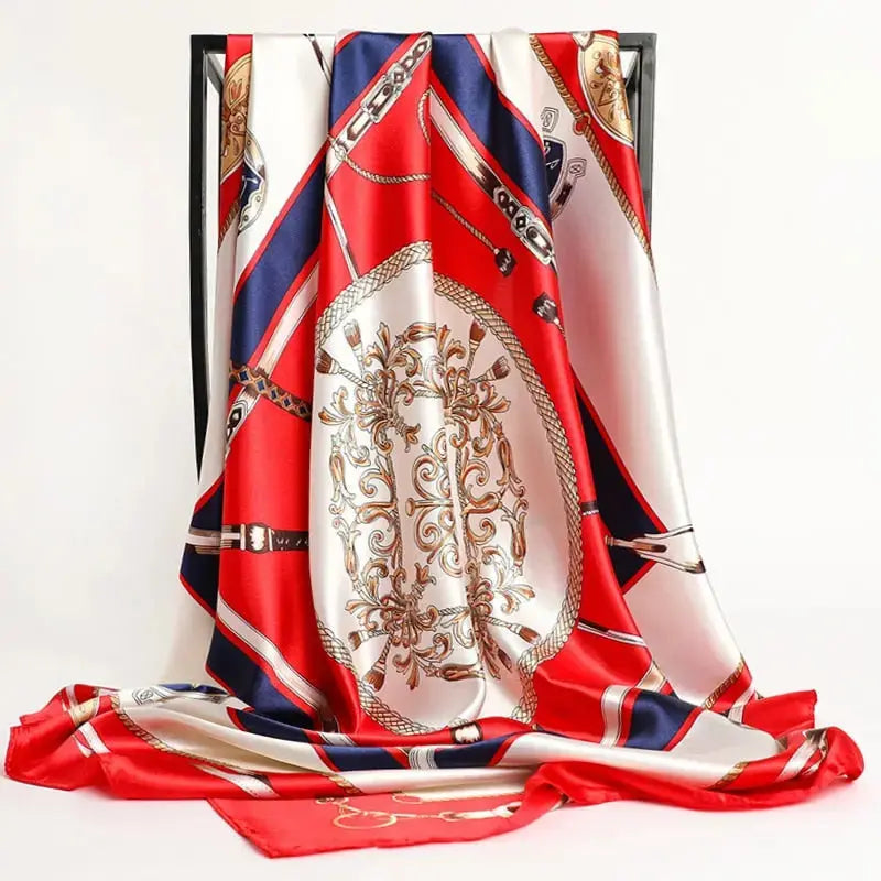 Floral Print Silk Scarf Coco & Dee