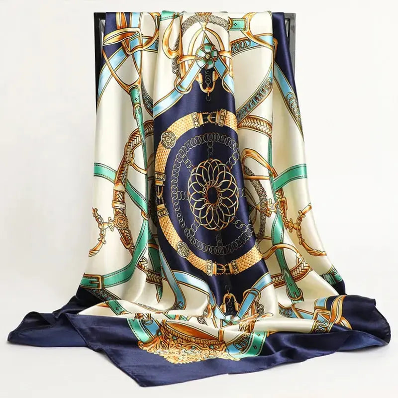 Floral Print Silk Scarf Coco & Dee