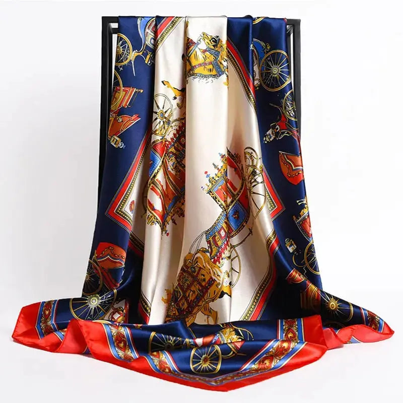 Floral Print Silk Scarf Coco & Dee
