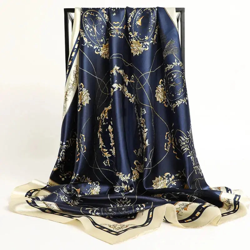Floral Print Silk Scarf Coco & Dee