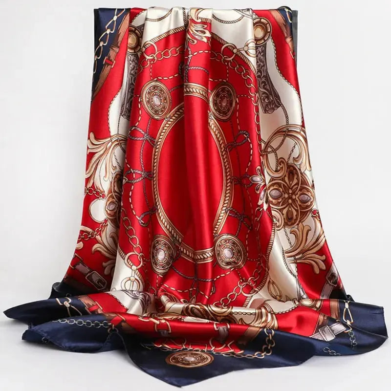 Floral Print Silk Scarf Coco & Dee