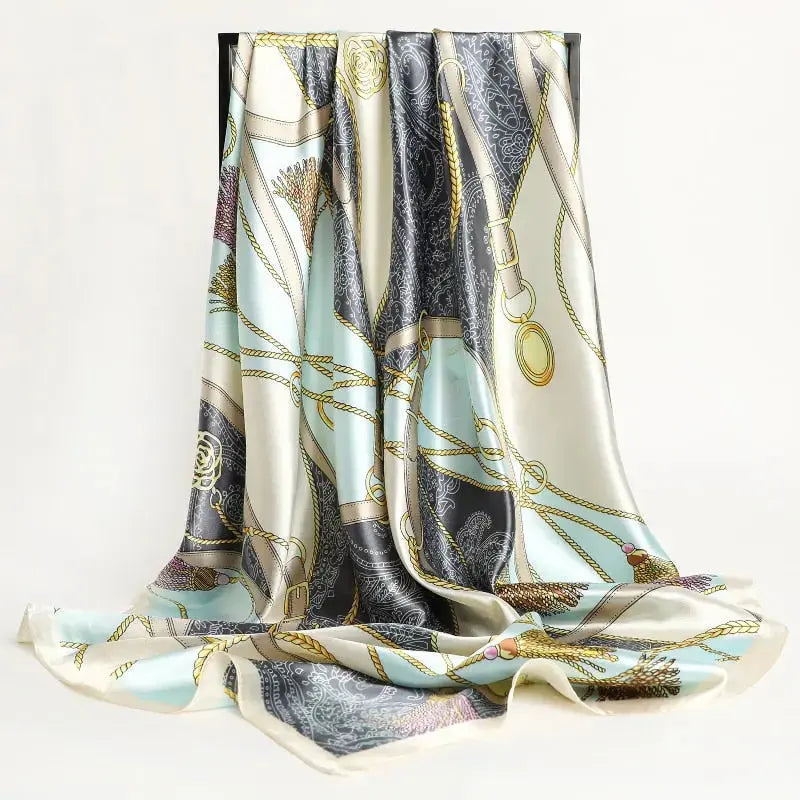Floral Print Silk Scarf Coco & Dee
