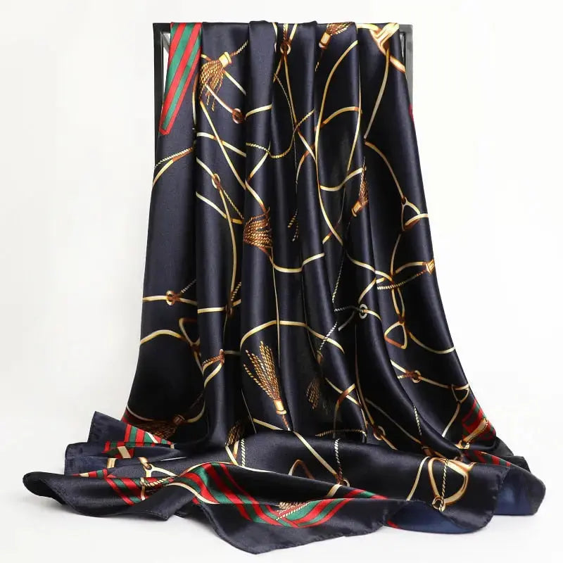 Floral Print Silk Scarf Coco & Dee