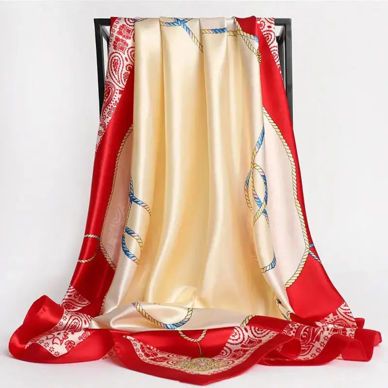 Floral Print Silk Scarf Coco & Dee