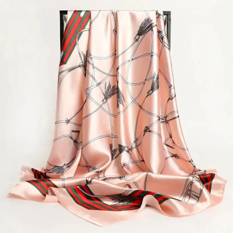 Floral Print Silk Scarf Coco & Dee