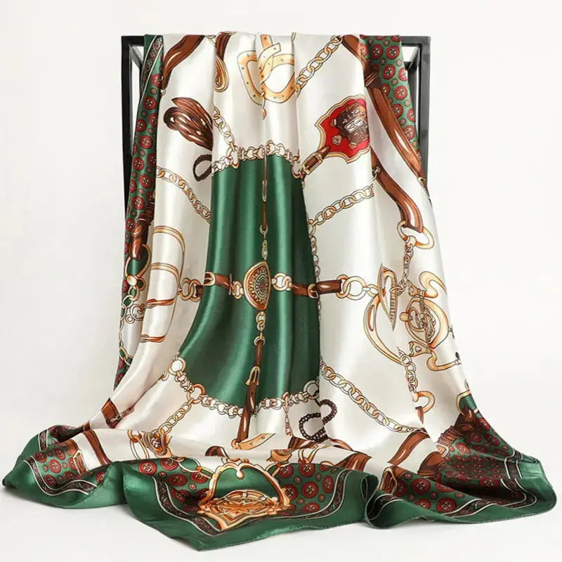 Floral Print Silk Scarf Coco & Dee