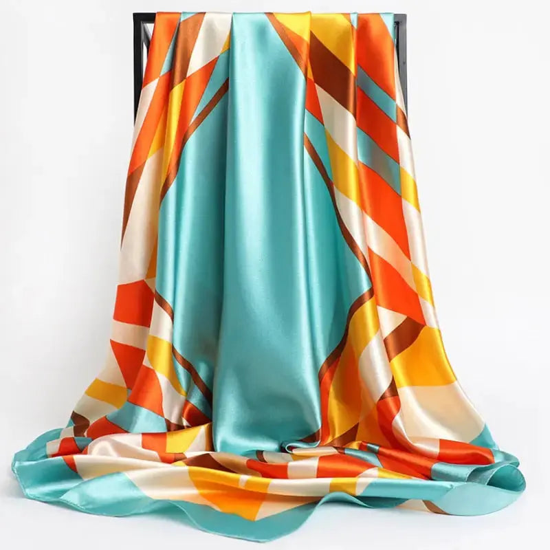Floral Print Silk Scarf Coco & Dee