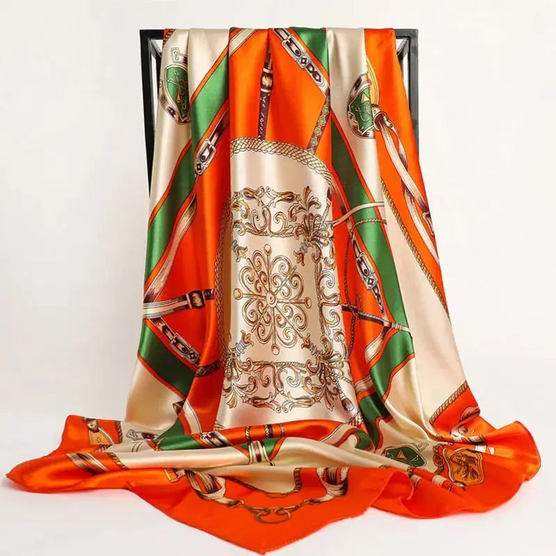 Floral Print Silk Scarf Coco & Dee