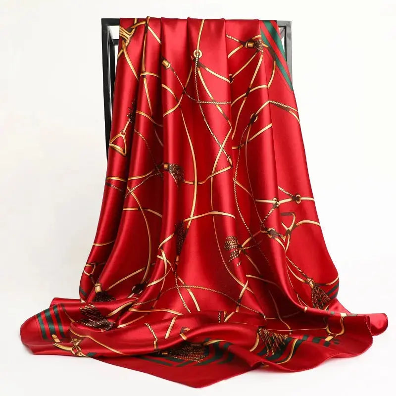 Floral Print Silk Scarf Coco & Dee