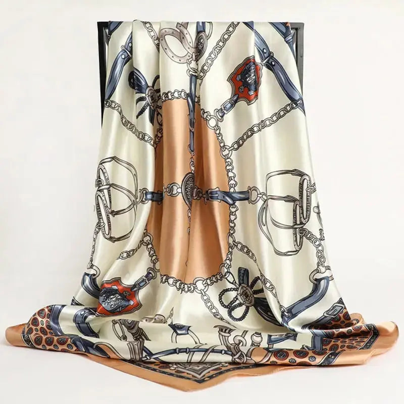 Floral Print Silk Scarf Coco & Dee