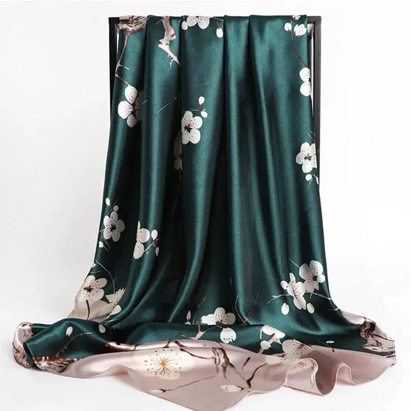 Floral Print Silk Scarf Coco & Dee