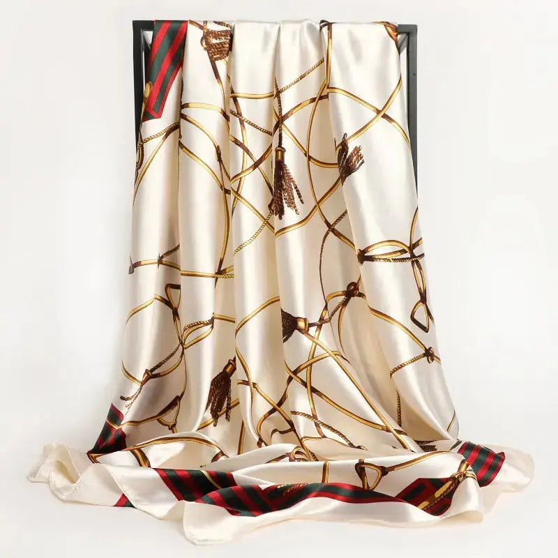 Floral Print Silk Scarf Coco & Dee