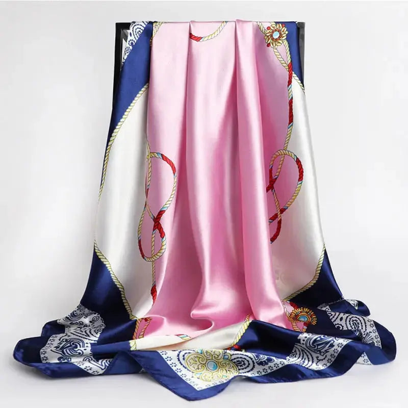 Floral Print Silk Scarf Coco & Dee