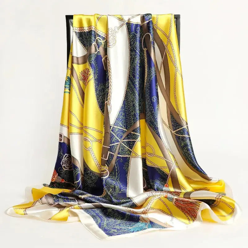 Floral Print Silk Scarf Coco & Dee