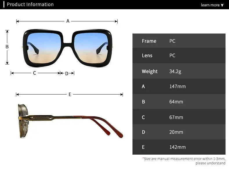 Gafas Oversize Sunglasses Coco & Dee