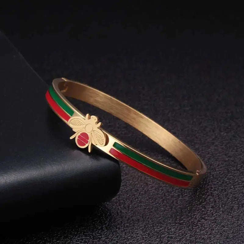 Galla Steel Bangle - Coco & Dee UK