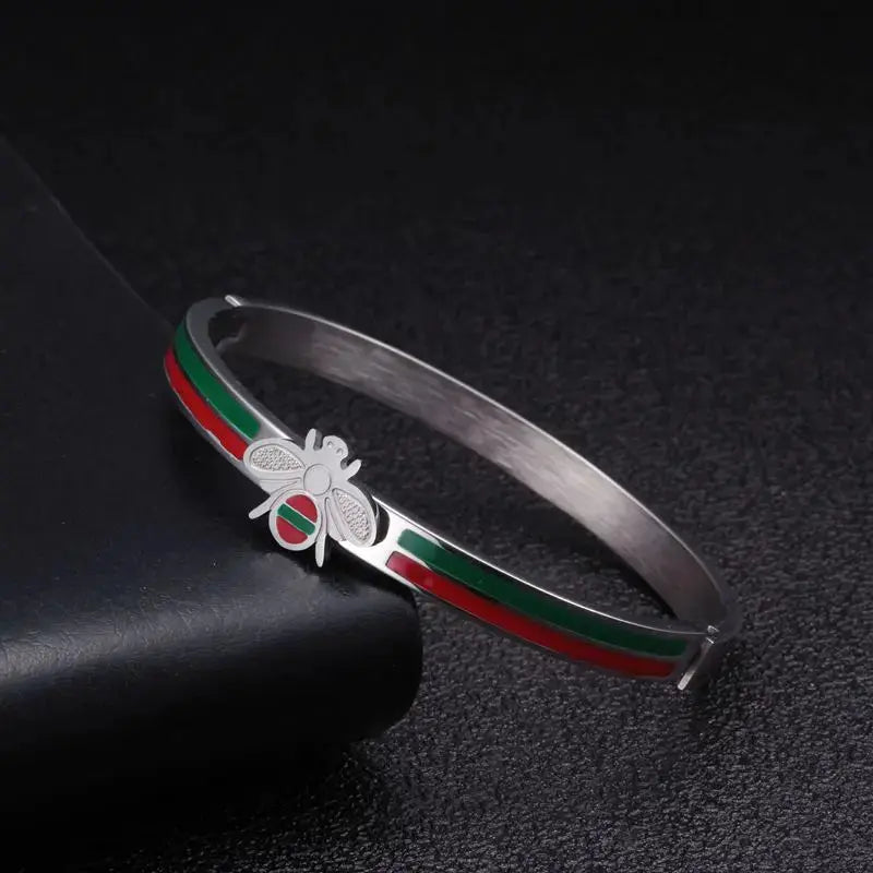 Galla Steel Bangle - Coco & Dee UK