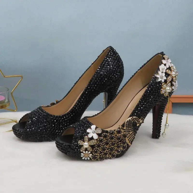 Midnight Shoe & Bag Set - Coco & Dee UK