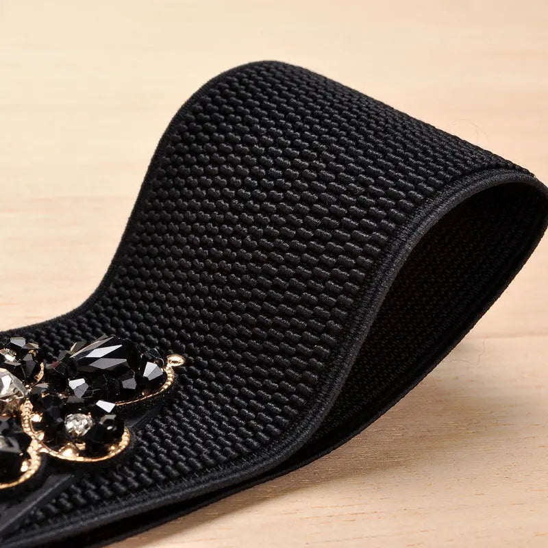Braided Rhinestone Belt Coco & Dee