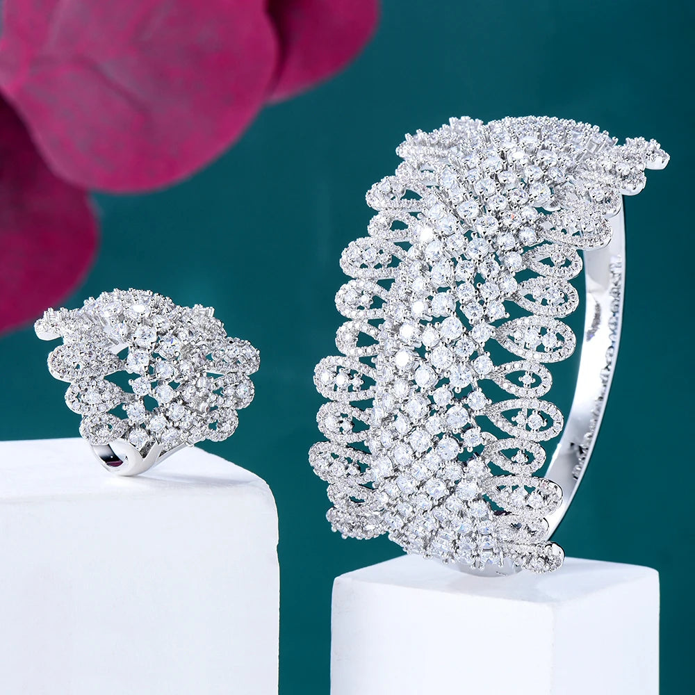 Victoria Bangle & Ring Set